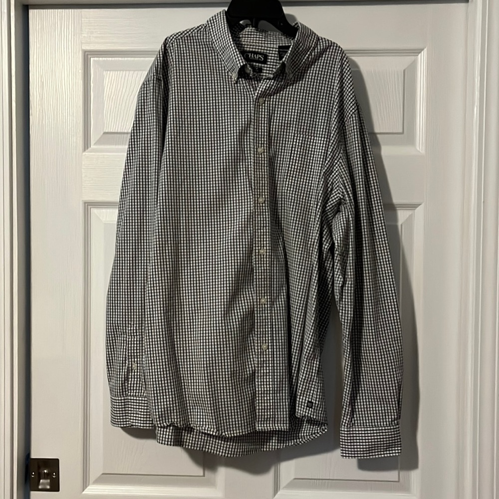 EUC Chaps Stretch Easy Care Men’s long sleeve shirt